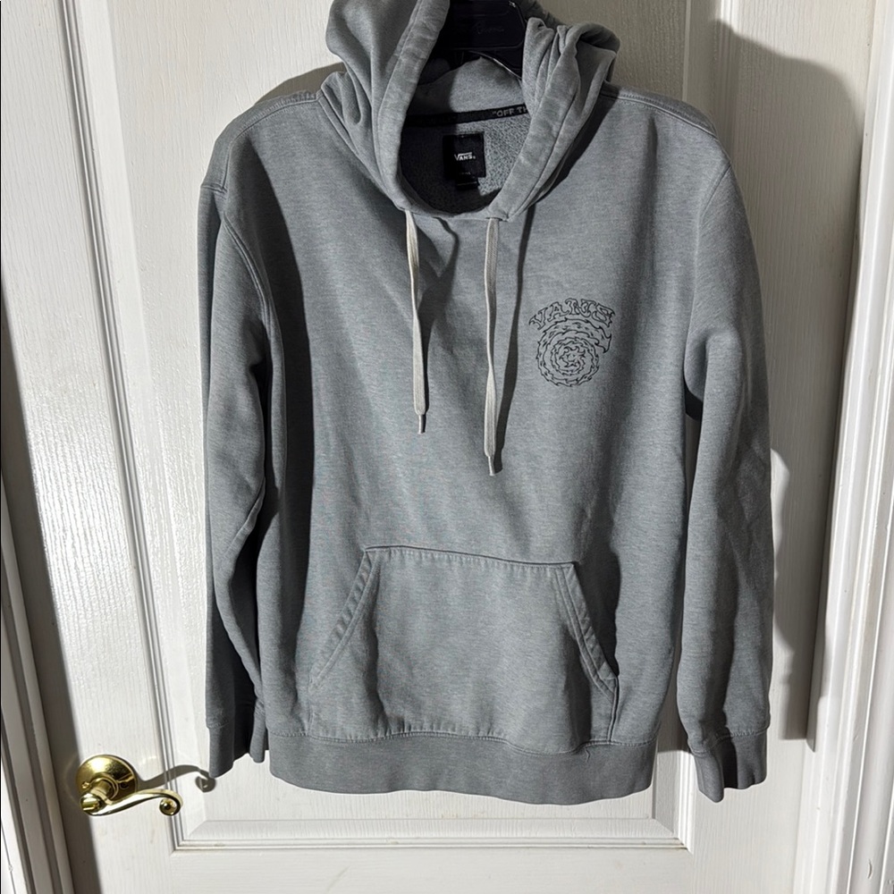 Vans Gray Quarter-Zip Sweatshirt Hoodie::LOOKS BRAND NEW